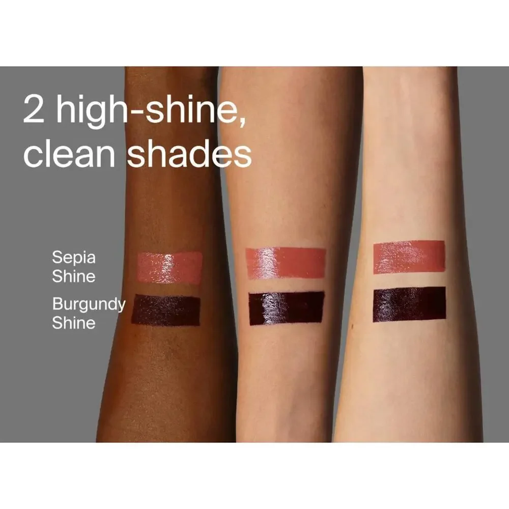 Haus Labs by Lady Gaga Atomic Shake Lip Lacquer DUO SEPIA SHINE & BURGUNDY SHINE